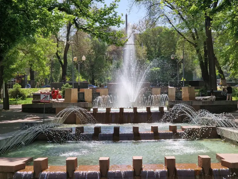 городские фонтаны в Алматы, фото — Новости Zakon.kz от 29.04.2024 10:18
