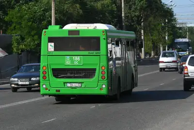 Автобус, общественный транспорт, городской транспорт, пассажиры, улица , фото - Новости Zakon.kz от 18.09.2024 13:10