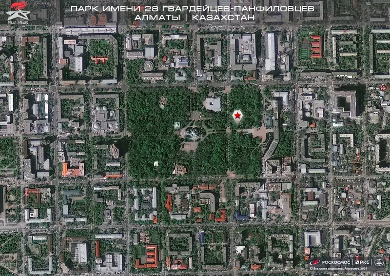 Парк имени 28 гвардейцев-панфиловцев, фото — Новости Zakon.kz от 09.05.2024 17:23