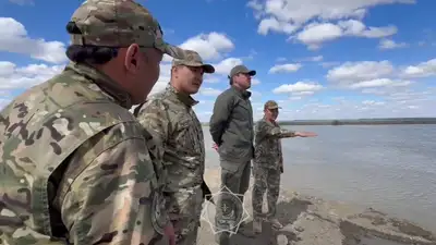 создан обрыв на дороге в Атырауской области