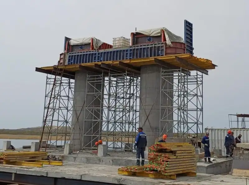Что известно о строительстве самого большого моста в Казахстане, фото — Новости Zakon.kz от 21.05.2024 18:02
