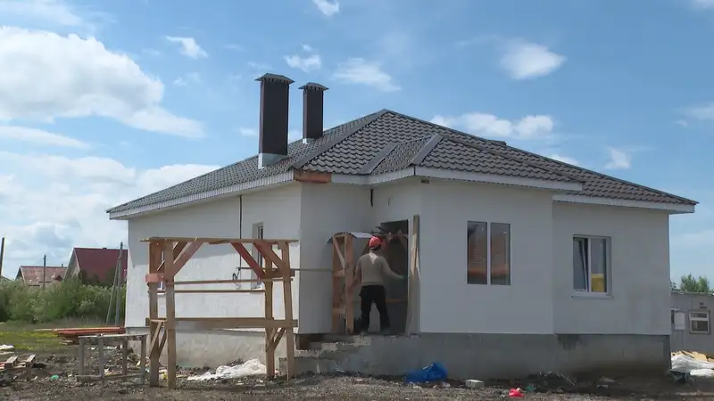 Строительство домов для пострадавших от паводка, Петропавловск, фото - Новости Zakon.kz от 22.05.2024 16:36