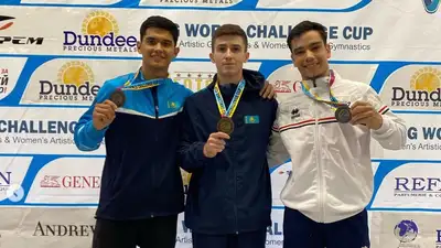 Два &quot;золота&quot; и одну &quot;бронзу&quot; завоевали казахстанские гимнасты на Кубке мира, фото - Новости Zakon.kz от 25.05.2024 22:38