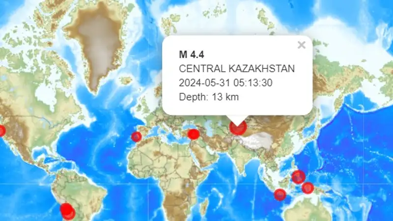 Жители Жамбылской области почувствовали землетрясение, фото — Новости Zakon.kz от 31.05.2024 10:35
