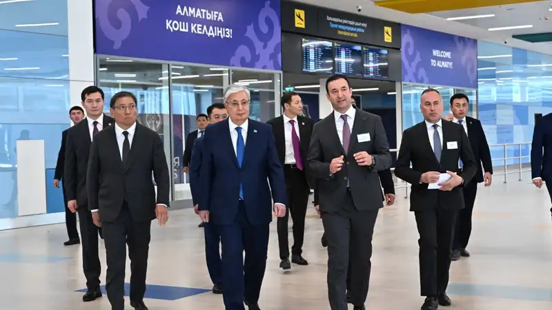 Новый терминал аэропорта Алматы показали Токаеву, фото - Новости Zakon.kz от 31.05.2024 12:58