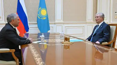 Токаев лично пообщался с председателем Госдумы, фото - Новости Zakon.kz от 03.06.2024 14:03