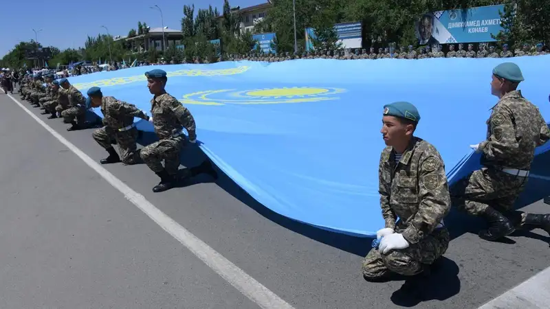 Патриотическое мероприятие "Тұғырлы Туым" провели в Алматинской области