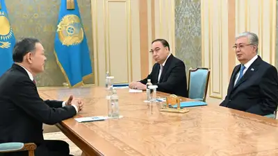встреча с президентом, фото - Новости Zakon.kz от 04.06.2024 18:32