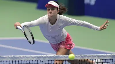 Анна Данилина сыграла против Жибек Куламбаевой на турнире WTA-125 