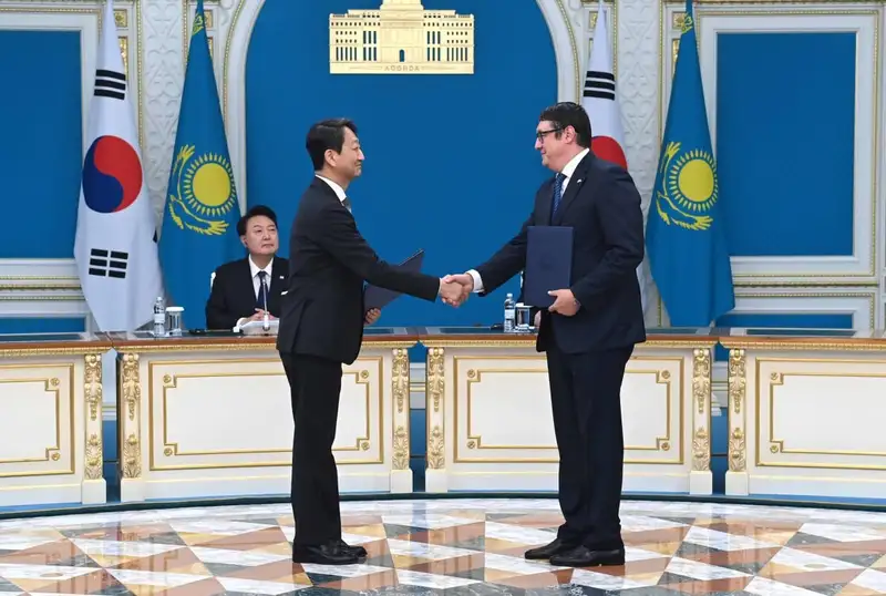 Какие документы подписал Казахстан с Кореей, фото — Новости Zakon.kz от 12.06.2024 14:37