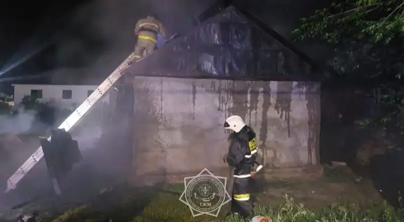 Пожар, фото - Новости Zakon.kz от 16.06.2024 08:35