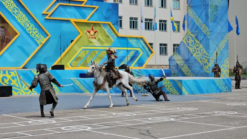 "Айбын", военно-патриотический сбор, Алматы, фото - Новости Zakon.kz от 18.06.2024 20:30