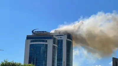 Пожар в элитной многоэтажке Астаны: что происходит на месте ЧП, фото - Новости Zakon.kz от 22.06.2024 18:07