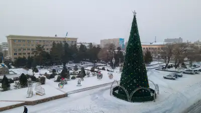 Конаев, виды города Конаев, зима в Конаеве, зимой в Конаеве