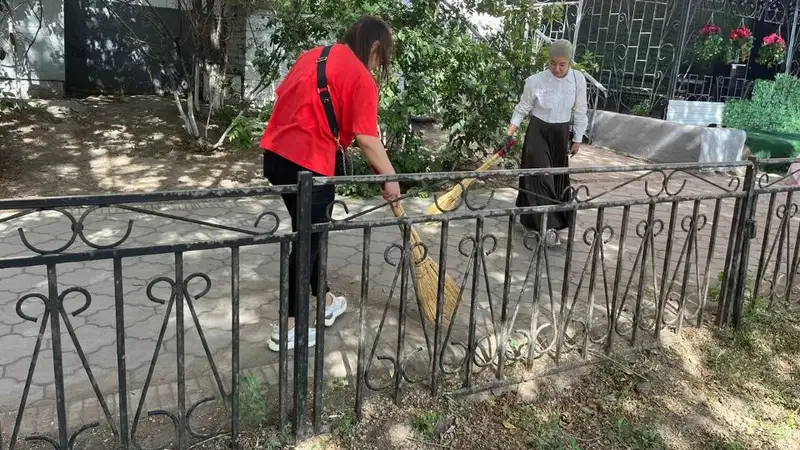 "Таза Қазақстан": в Улытауской области прошла масштабная санитарная акция