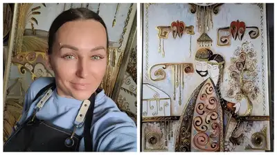 Золотые казахские мотивы: костанайка пишет уютные интерьерные картины