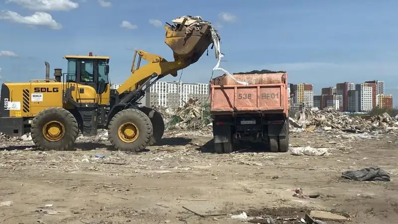 33 несанкционированные свалки ликвидировали в Астане, фото - Новости Zakon.kz от 25.06.2024 14:31