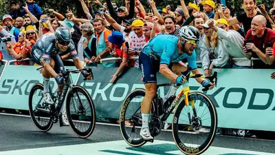 Велоспорт Победа Тур де Франс, фото - Новости Zakon.kz от 04.07.2024 13:35