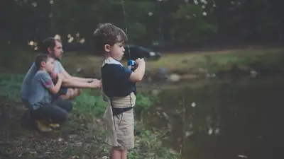 рыбалка, дети, отдых