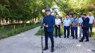 Ербол Карашукеев ознакомился положением дел в пострадавшем от ЧП Жанатасе