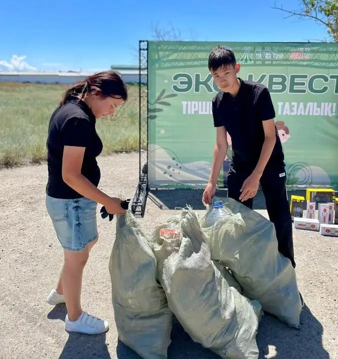 Акция Таза Казакстан в Жетысуской области, фото — Новости Zakon.kz от 11.07.2024 15:53