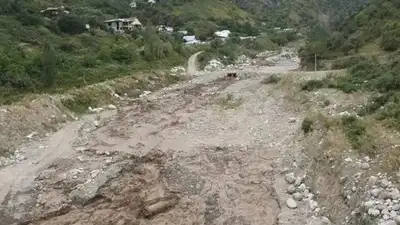 В Жамбылской области произошел склоновый сток дождевых вод, фото - Новости Zakon.kz от 18.07.2024 02:17