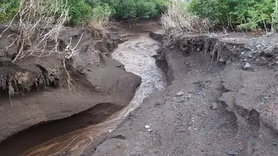 В горах Алматы из-за сильных осадков ожидается формирование склонового стока, фото - Новости Zakon.kz от 18.07.2024 03:10