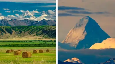 алматинские горы показал известный фотограф с нового ракурса