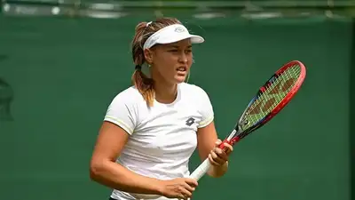 Соня Жиенбаева провела матч второго круга в одиночном разряде Re,rf ghtpbltynf