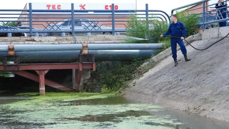 В Астане восстанавливают ручей Сарыбулак, фото - Новости Zakon.kz от 03.08.2024 17:23