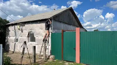 В Большой Малышке СКО мехбригады ремонтируют пострадавшие дома