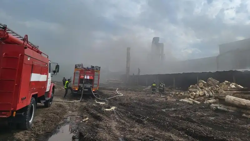 Поезд помог потушить пожар в Усть-Каменогорске, фото — Новости Zakon.kz от 08.08.2024 19:05