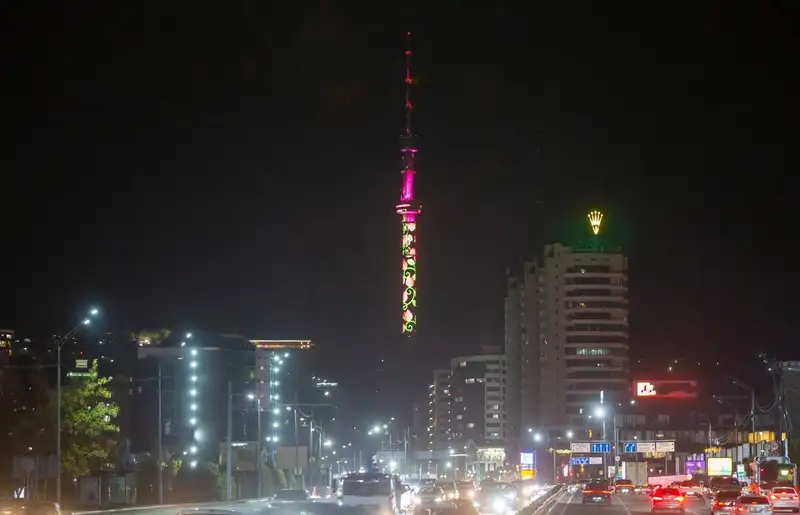 телевышка, Кок-Тобе, день города,, фото - Новости Zakon.kz от 14.09.2024 10:32