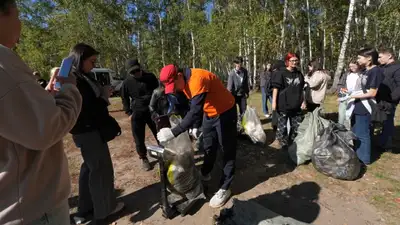 Экологические мероприятия прошли в СКО в рамках программы Таза Қазақстан