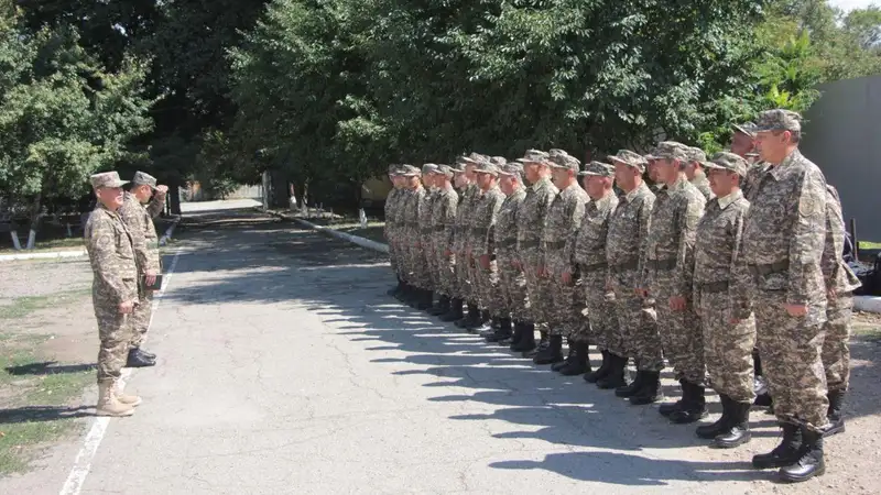 В Алматы проходят сборы для военнообязанных