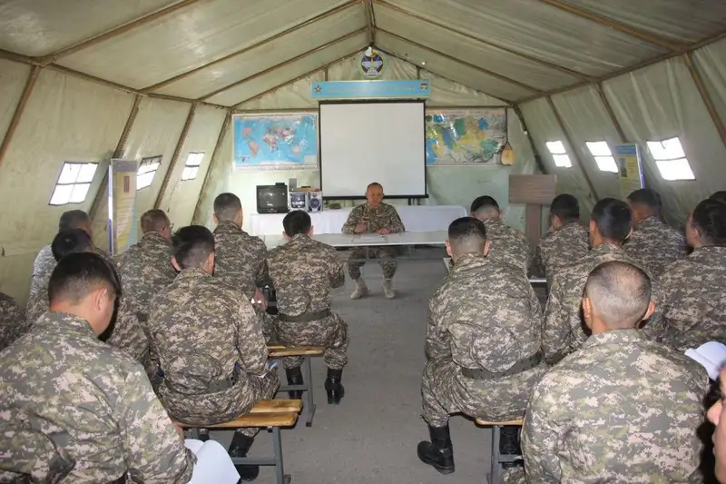 Учения проходят в военном институте Алматы, фото - Новости Zakon.kz от 25.09.2024 11:24