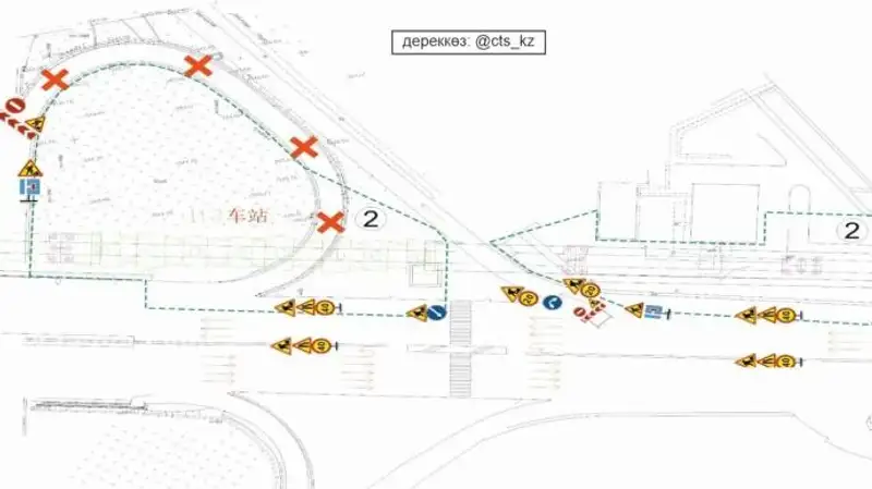 Строительство LRT: движение для авто частично перекроют по проспекту Мангилик Ел, фото — Новости Zakon.kz от 10.10.2024 13:58