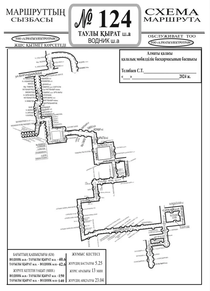 В Алматы изменили схему движения маршрута 124, фото — Новости Zakon.kz от 23.10.2024 10:12