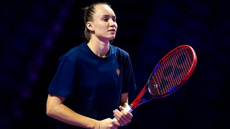 Елена Рыбакина провела первую тренировку на Итоговом турнире WTA, ##imageAlt## 