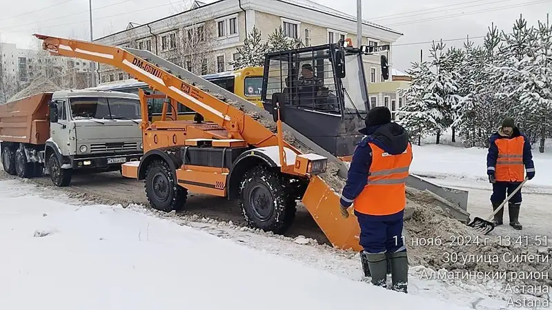 непогода в Астане, фото - Новости Zakon.kz от 11.11.2024 19:19