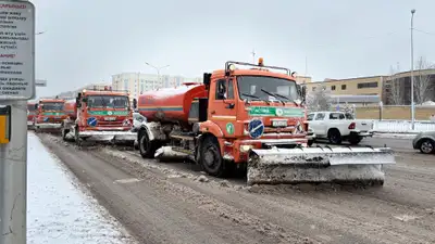 Астана, снегопад, пробки, на сколько снизилась скорость движения