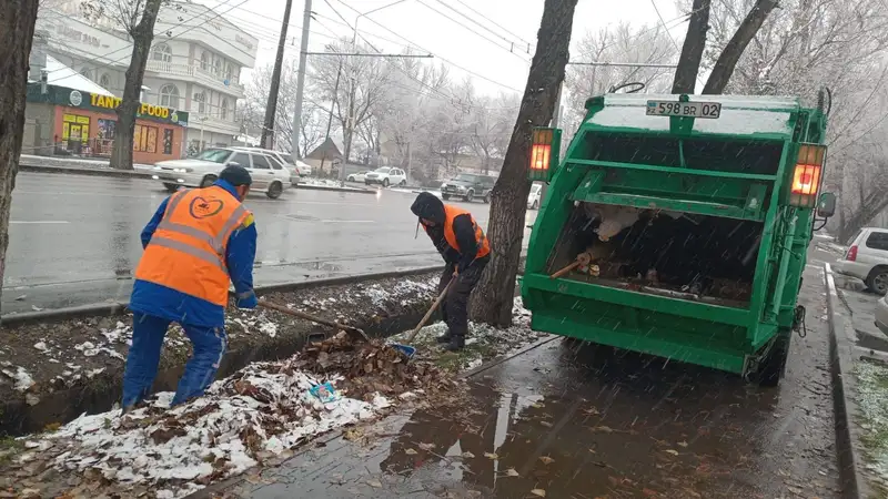 Сколько снега выпало в Алматы и когда он прекратится, фото - Новости Zakon.kz от 22.11.2024 10:23