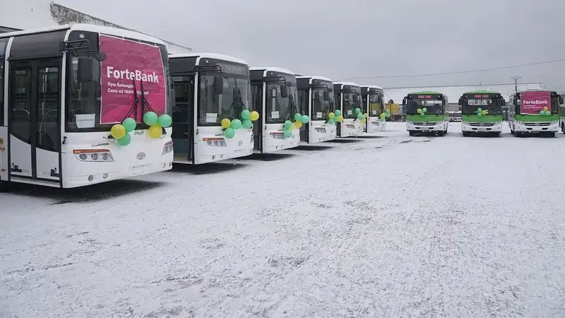 Автопарк города Семей пополнился новыми автобусами