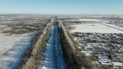 Село, сельская местность, деревня, поселок, аул, частные дома, зима в ауле, зима в деревне, зима в селе, сурет - Zakon.kz жаңалық 19.12.2024 16:54