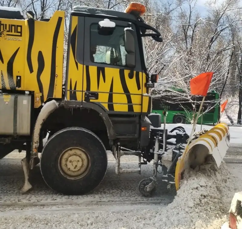 снегопад, Алматы, снег, фото - Новости Zakon.kz от 16.12.2024 14:17