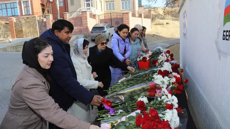 Консульство Азербайджана в Актау, крушение самолета, соболезнования, фото - Новости Zakon.kz от 26.12.2024 18:24