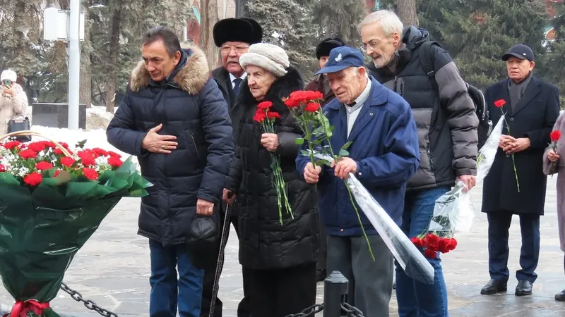 В Алматы отметили памятную дату – 81-ю годовщину снятия блокады Ленинграда